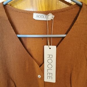 Roolee button up dress
